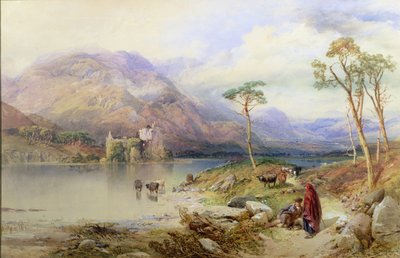 Kilchurn Castle am Loch Awe von Thomas Miles Richardson